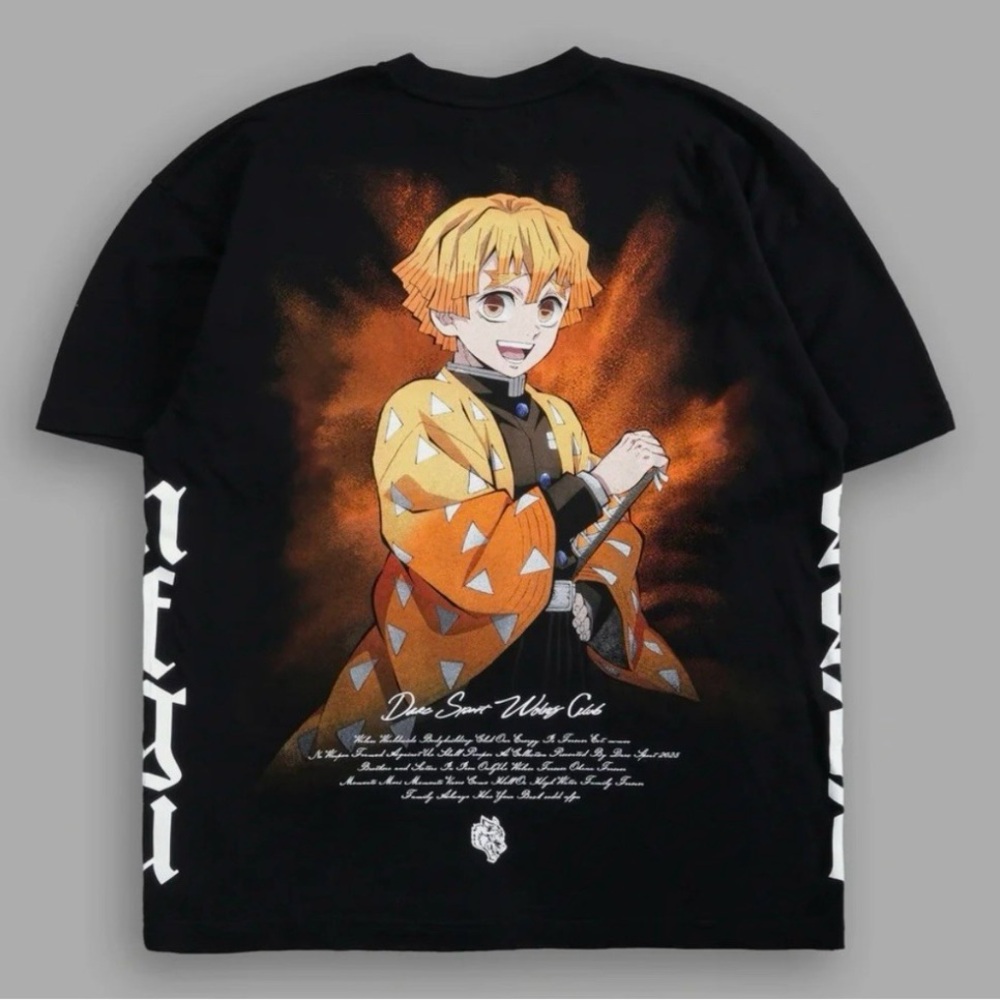 Darc Sport Zenitsu "Side By Side" Series Demon Slayer Premium Black